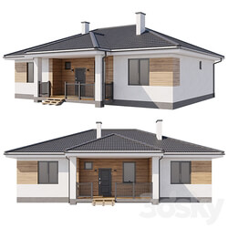 Country house 120 sq.m. 3D Models 