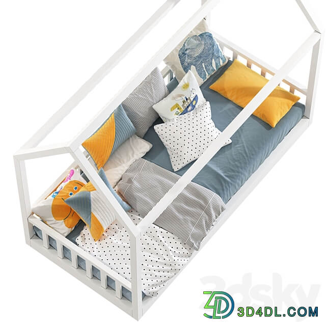 Bed house 244 3D Models