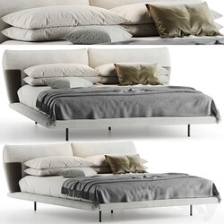 Bonaldo Blend bed Bed 3D Models 