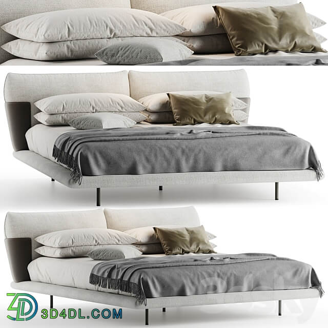 Bonaldo Blend bed Bed 3D Models