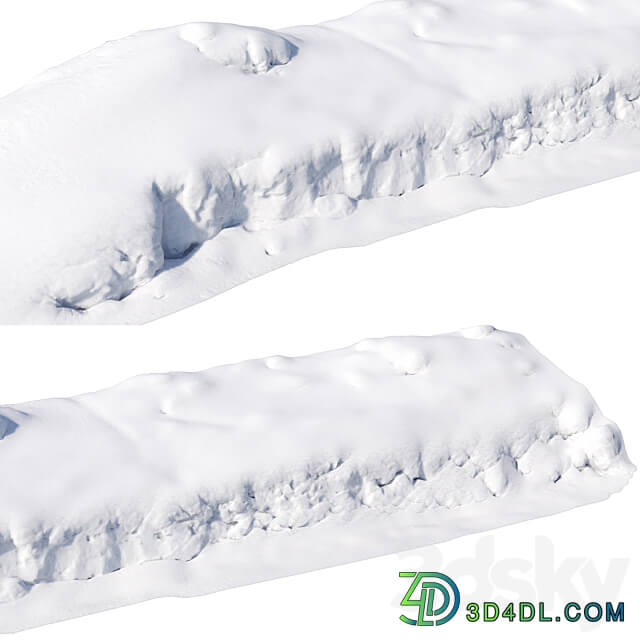 snowdrift 3D Models