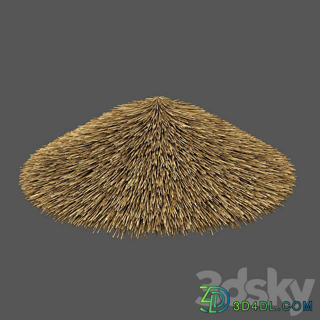 Thatched roof set Thatched roof. Constructor. Other 3D Models