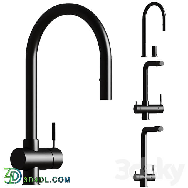 faucet set 005 Faucet 3D Models