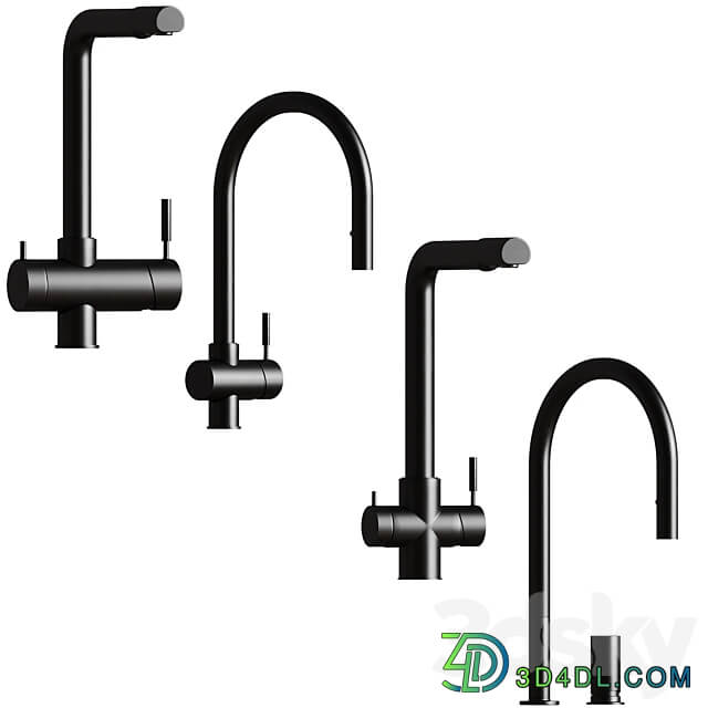 faucet set 005 Faucet 3D Models