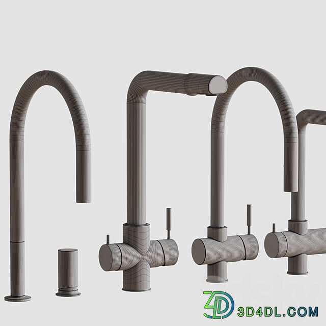 faucet set 005 Faucet 3D Models