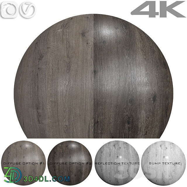 Wood texture Oak 3 3D Models