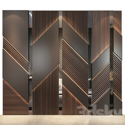 wall panels set 106 3D Models 