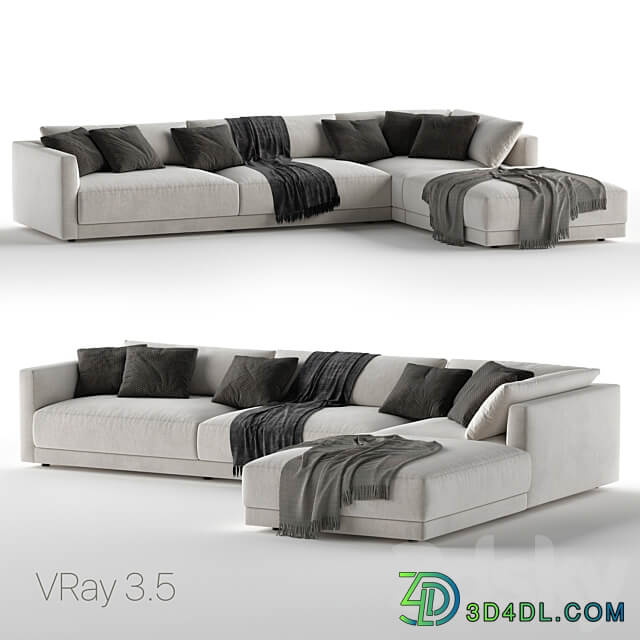 Sofa Poliform Bristol 3D Models