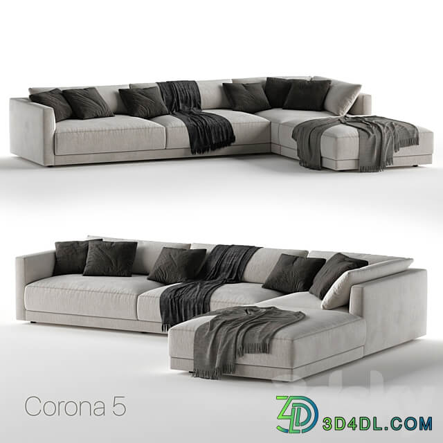 Sofa Poliform Bristol 3D Models