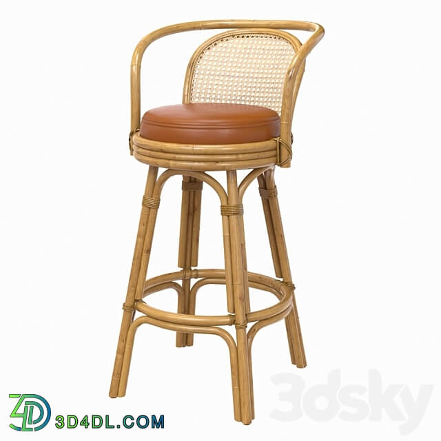 Cuban Barstool Lincoln Brooks 3D Models