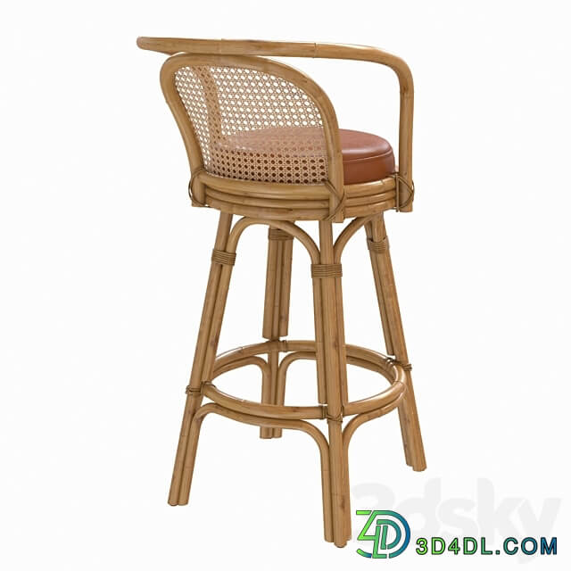 Cuban Barstool Lincoln Brooks 3D Models