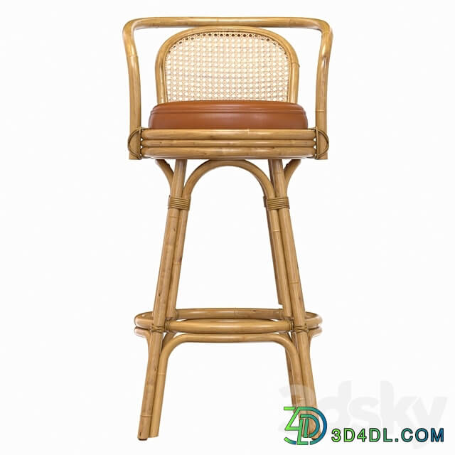 Cuban Barstool Lincoln Brooks 3D Models