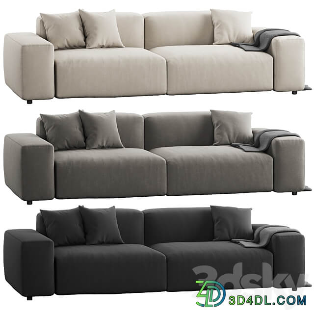 006 Cloud Sofa modular 2 seat by Prostoria 3D Models