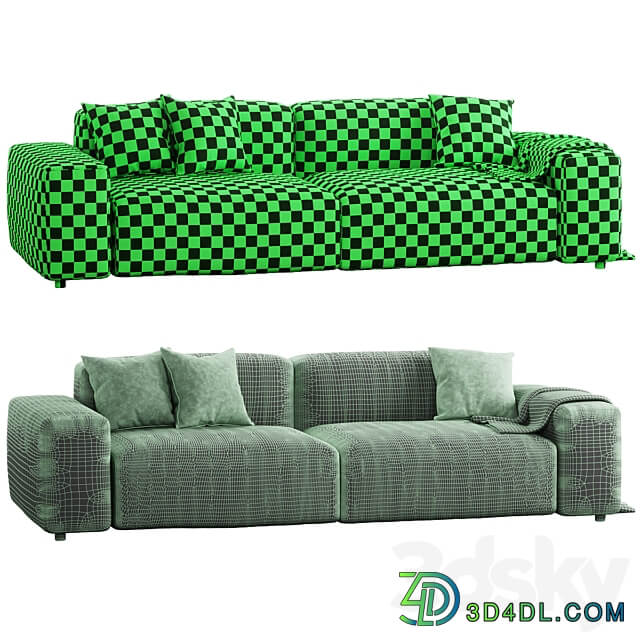 006 Cloud Sofa modular 2 seat by Prostoria 3D Models