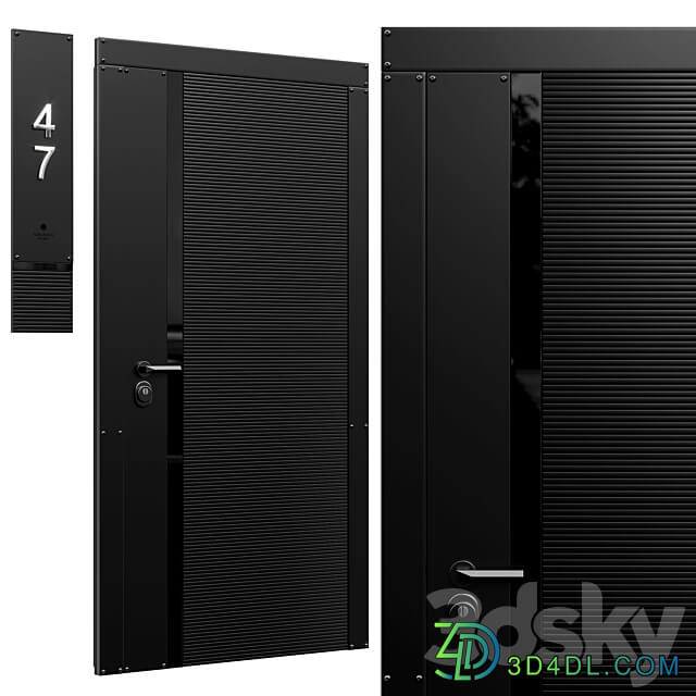 Entrance Door FLEXO 3D Models