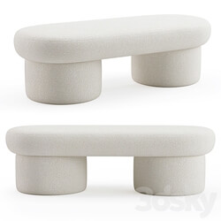 Zuster Cloud Sculptured Ottoman 3D Models 