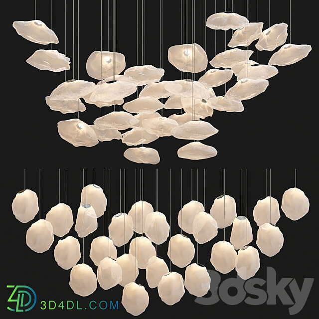 Bocci 73 series Pendant light 3D Models