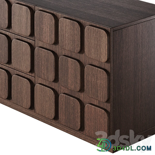 Sorrento chest of drawers by Emmemobili Sideboard Chest of drawer 3D Models