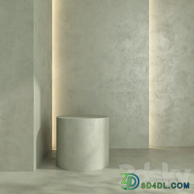 Decorative plaster v11 Stone 3D Models