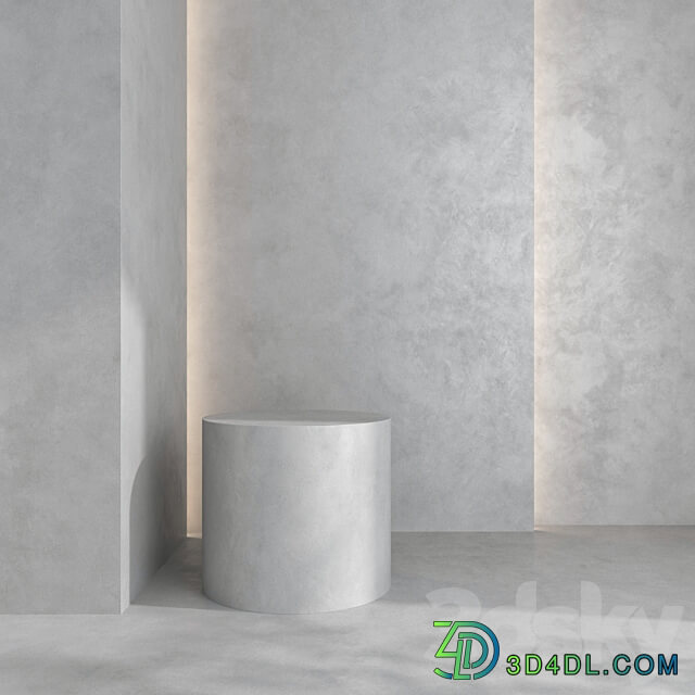 Decorative plaster v11 Stone 3D Models