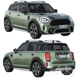 Mini Countryman S 2021 3D Models 