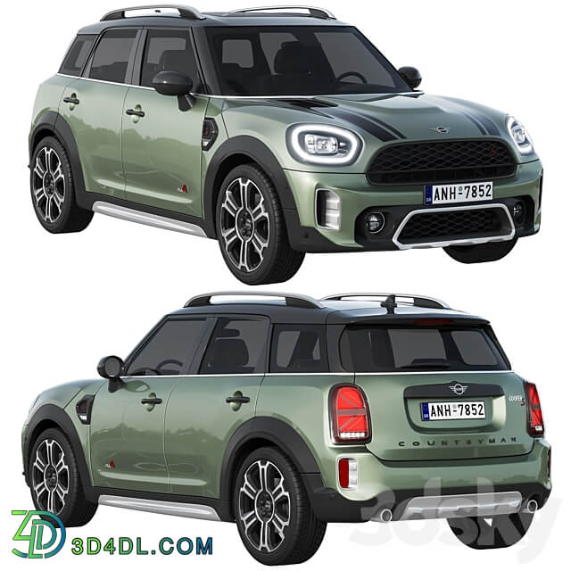 Mini Countryman S 2021 3D Models