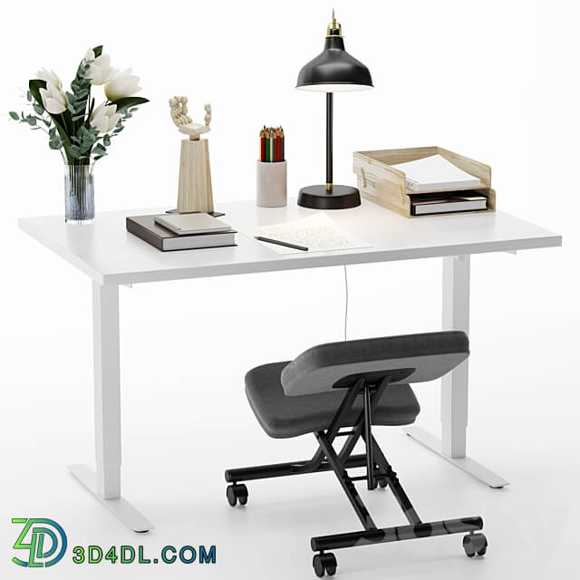 IKEA office workplace 3D Models