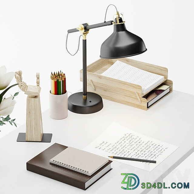 IKEA office workplace 3D Models