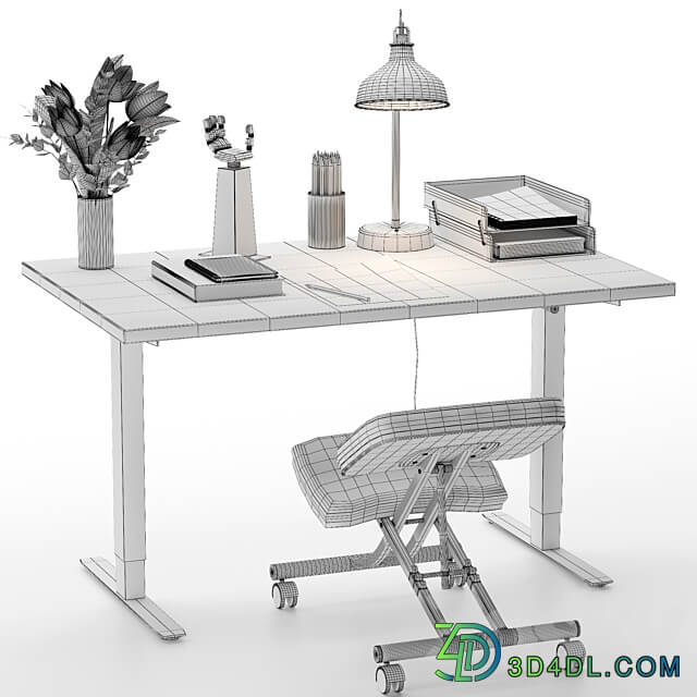 IKEA office workplace 3D Models