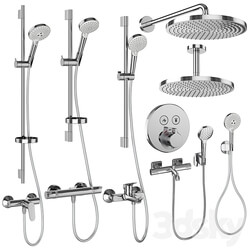 Hansgrohe set 160 mixers and shower systems Faucet 3D Models 