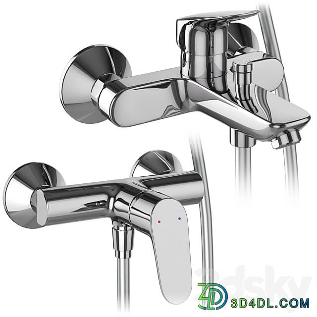 Hansgrohe set 160 mixers and shower systems Faucet 3D Models