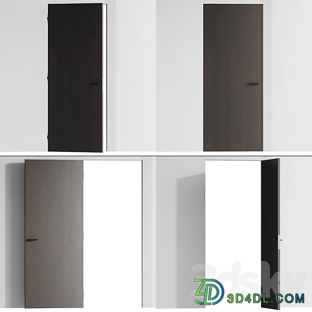 Concealed doors 004 3D Models