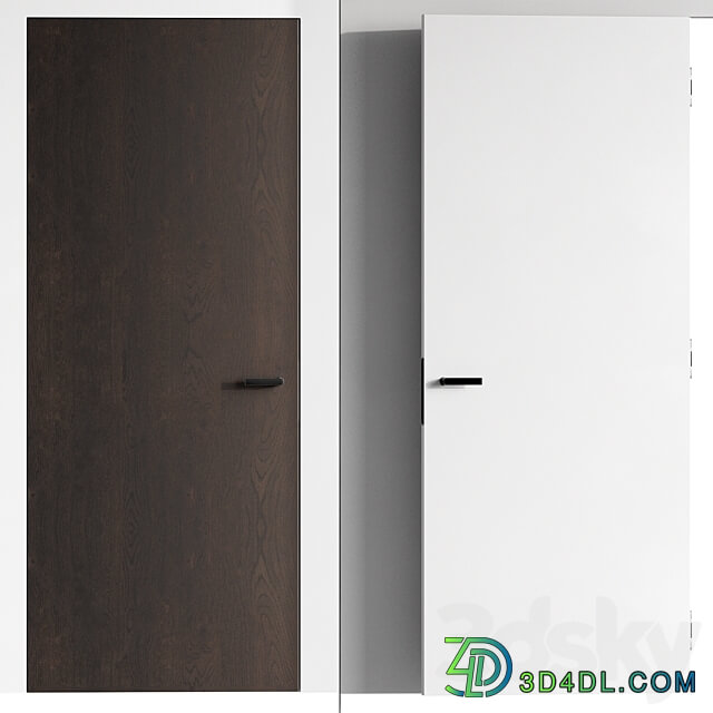 Concealed doors 004 3D Models