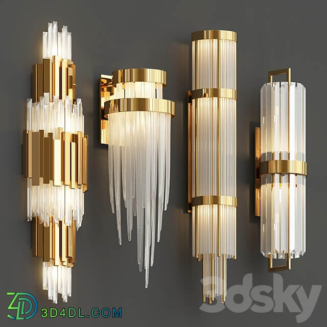 Luxxu Wall Lamps 2 3D Models