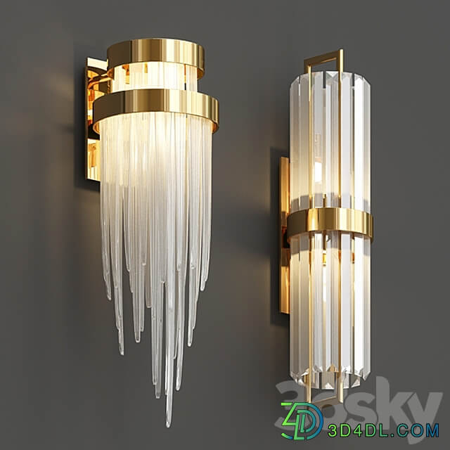 Luxxu Wall Lamps 2 3D Models