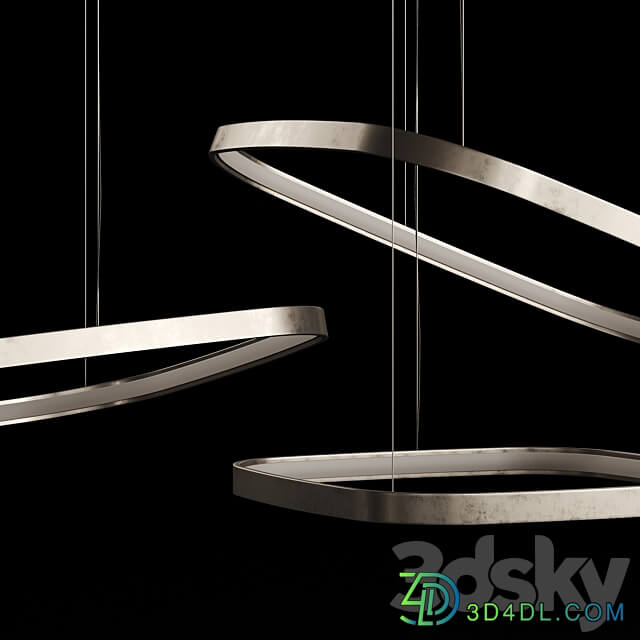 ZERO SQUARE LINE BY PANZERI Pendant light 3D Models