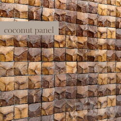 Coconut tiles Other decorative objects 3D Models 
