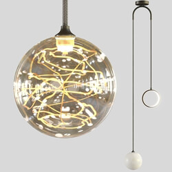 OFELIA black Lampatron Pendant light 3D Models 