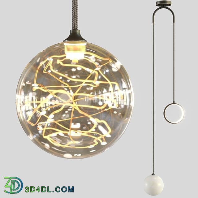 OFELIA black Lampatron Pendant light 3D Models