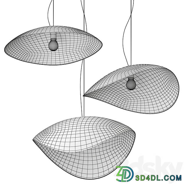 Gervasoni pendant light by Paola Navone Pendant light 3D Models