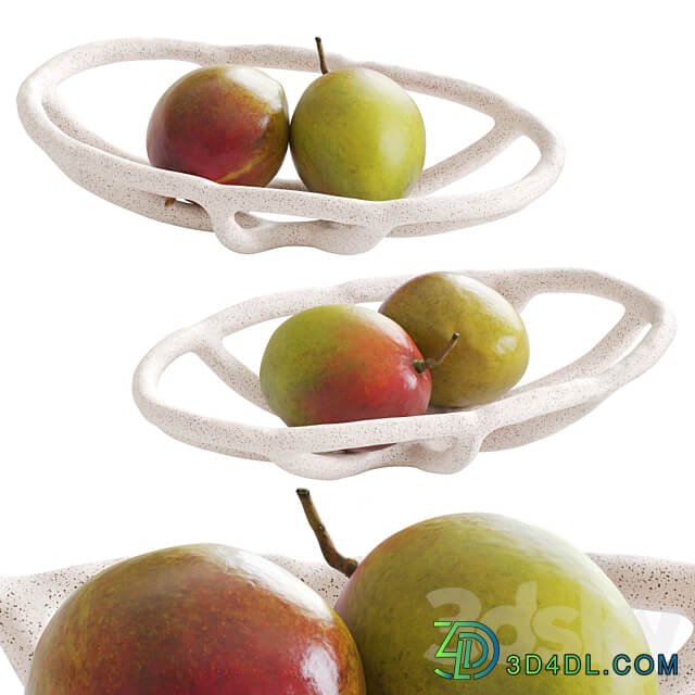 Nested fruit bowls 3D Models