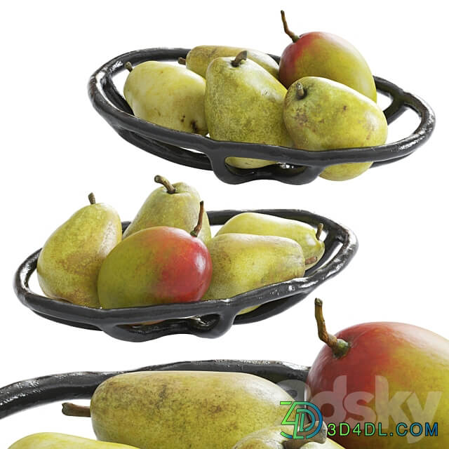 Nested fruit bowls 3D Models