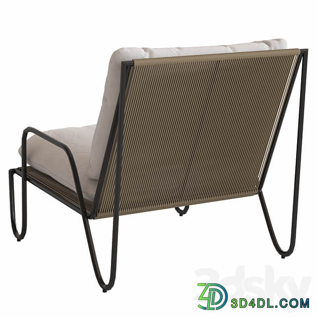 Coco Republic Shore Outdoor Lounge Chair 3D Models