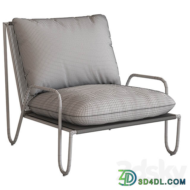 Coco Republic Shore Outdoor Lounge Chair 3D Models