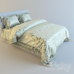 Bed bed set with lace 