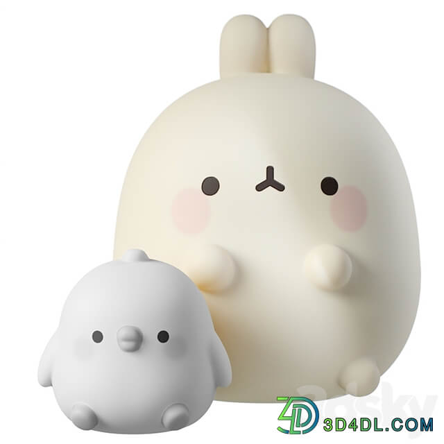 Children's plastic toy Millimages Molang