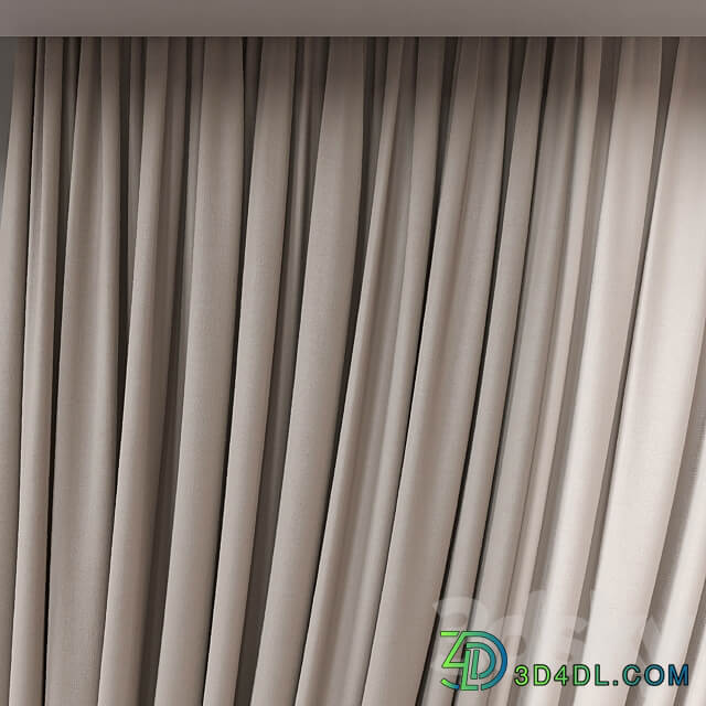 Curtain A084 3D Models