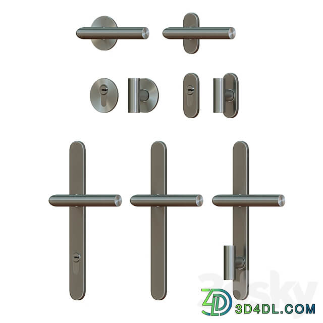 Door handles 3D Models