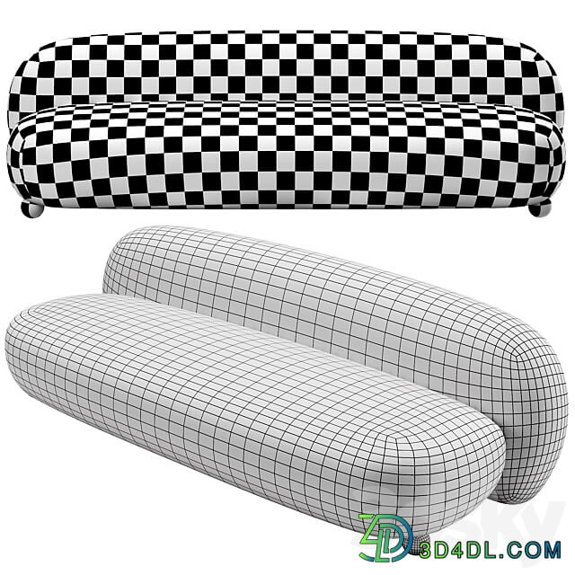 Morro Sofa Kelly Wearstler 3D Models