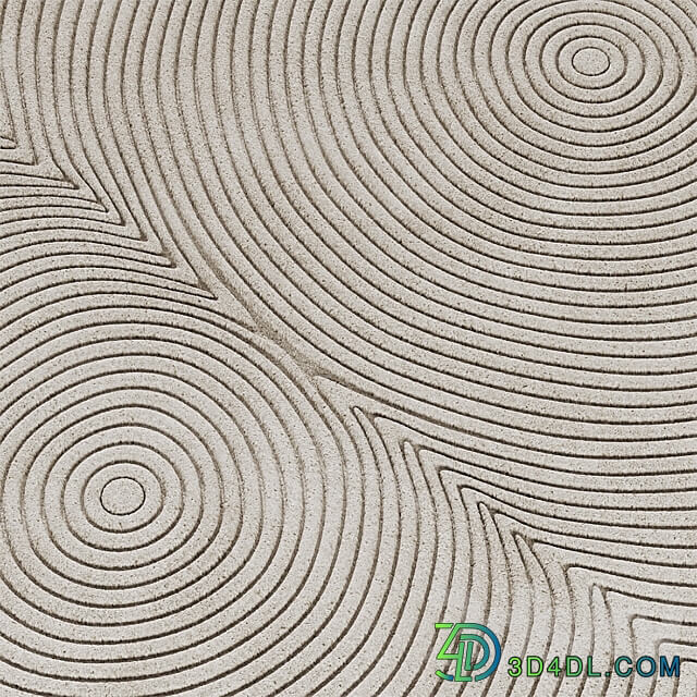 Zen Rounded Carpets by Bolia 3D Models